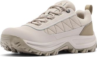 Columbia Transverse Hike Low Waterproof Womens Shoes Soft Taupe/Pebble : 10.5 B - Medium, Leather/Textile