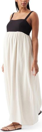 Ripe Olivia Dress in Natural /Black at Nordstrom, Size X-Small