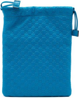 Gucci Pre-owned Gucci Microguccissima Drawstring Pouch Unisex 281983 203998