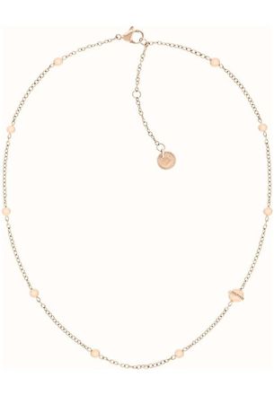 Tommy Hilfiger Womens 2780898 Ladies Necklace - Rose Gold Stainless Steel - One Size
