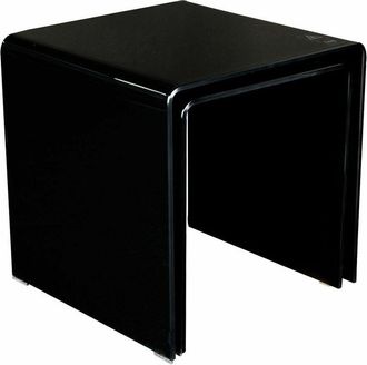 bhp Tavolo in vetro allungabile 2tlg Sala da pranzo Cucina vetro nero Tavolino BHP Alana B154076-4