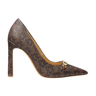 Michael Kors Schoenen, Dames, Bruin, 36 EU, Polyester, Tiffanie Pump