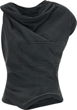 Maison Margiela Gray Cotton Womens Blouse