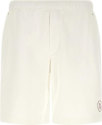 Brunello Cucinelli Off White Logo Shorts