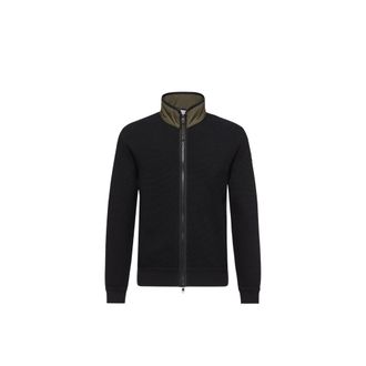 Moncler Moncler Zip-up Cotton Cardigan, Men, Black, Size: 3xl
