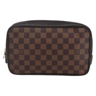 Louis Vuitton Pre-owned Clutches, unisex, Brown, Size: ONE SIZE Pre-owned Canvas Clutch