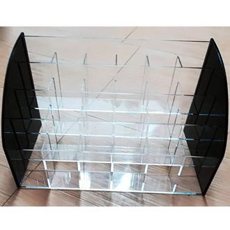 Trade Shop Caja Organizador 24 Compartimentos Organizador Cosm&eacute;ticos Display