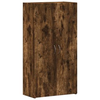 vidaXL Armario Archivador Madera Ingenier&iacute;a Roble Ahumado 60x32x115 Cm Vidaxl