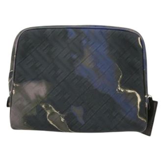 Fendi Pre-owned Clutches, male, Black, Size: ONE SIZE Pre-owned Shoulder Bag