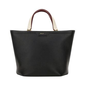 Bally Shopping Bags, female, Black, ONE SIZE, Elegant Leather Tote Bag
