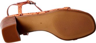 Madewell Holly Ankle Strap Snake Embossed Sweet Tulip Multi AM219-970 Womens