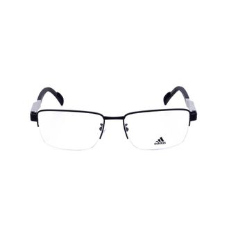 adidas Mens Black Rectangular Eyeglass Frames SP5026