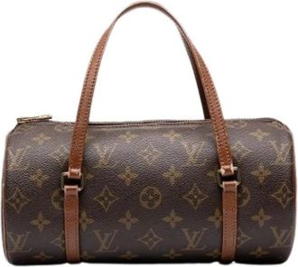Louis Vuitton Pre-owned Papillon 26 - Dames - Vintage Handtas - Bruin - ONE Size - Leer - Vintage