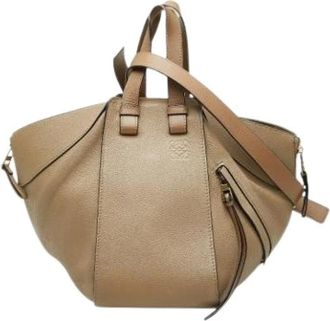Loewe Pre-owned Handbags, female, Beige, Size: ONE SIZE Pre-owned Handbag (Shoulder bag)