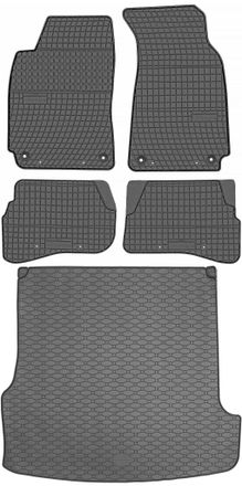 OEM Juego De Alfombrillas De Goma Para Coche Y Alfombrilla Para Maletero Para Vw Passat B5 Kombi (1996-2005)