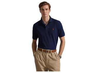 Polo Ralph Lauren The Iconic Mesh Polo Shirt Mens Clothing Newport Navy : 2XL, Cotton