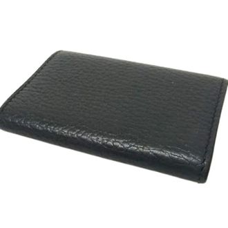 Gucci Pre-owned Lederen Sleutelhoes - Heren - Vintage Accessoires - Zwart - ONE Size - Leer - Vintage