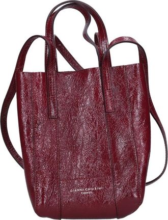 Gianni Chiarini Leren Tas - Dames - Handtassen - Rood - ONE Size - Leer - Tassen