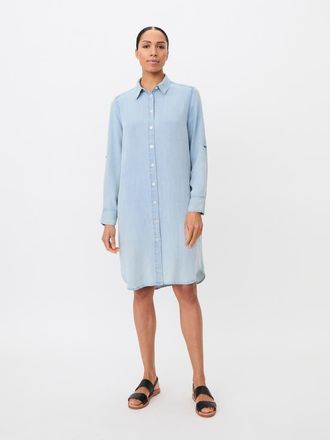 Masai Meyneki Denim Shirt Dress in Light Denim at Nordstrom, Size Xx-Large
