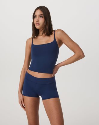 Vuori Clothing AllTheFeels Cami | Blue Coast | XS, Size Extra Small