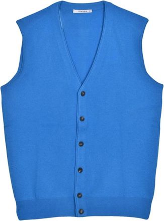 KANGRA Gilet - Heren - Bodywarmers - Blauw - L - Wol - Jassen