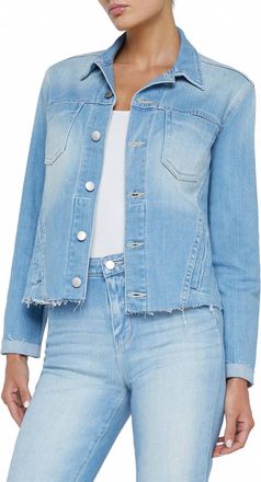 L'agence Janelle Slim Raw Jacket In Essex