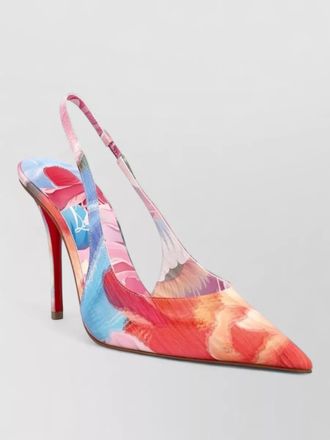 Christian Louboutin miss z floral print pointed pumps