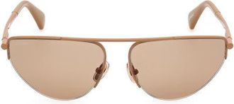 Max Mara 58mm Cat Eye Sunglasses in Bronze/Camel /Light Brown at Nordstrom