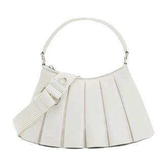 Lacoste Handbags, female, White, Size: ONE SIZE Small Lenglen Leather Bag