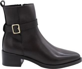 Sofia/Len Stella Enkellaars - Dames - Laarzen met Hak - Bruin - 40 EU - Schoenen