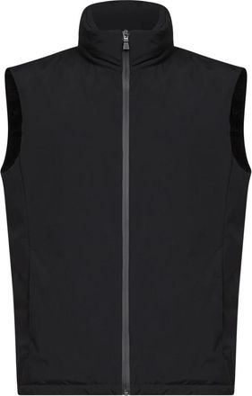 Herno Mouweloos Gewatteerd Vest - Heren - Bodywarmers - Zwart - 2XL - Leer - Jassen