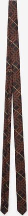 Burberry Skinny Check Silk Tie