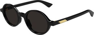 Bottega Veneta BV1430S 001 Mens Sunglasses Black Size 48