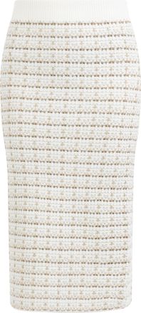 Faina gebreide rok Dames wit