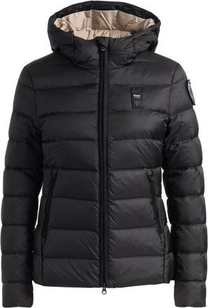 Blauer Jassen, Dames, Zwart, S, Leer, Charme Down Jacket