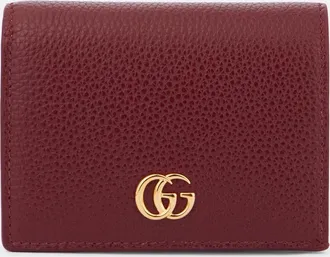 Gucci Portafoglio GG Marmont Mini in pelle