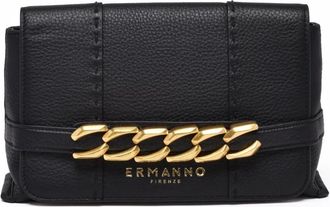 Ermanno Scervino Arabella Crossbody Tas - Dames - Schoudertassen - Zwart - ONE Size - Leer - Tassen