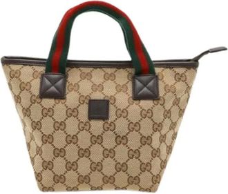 Gucci Pre-owned Mini Bags, female, Beige, Size: ONE SIZE Pre-owned Vintage Mini Bag