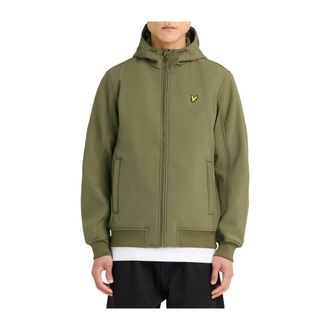 Lyle & Scott Giacca Softshell Foderata in Pile - - Jackets - Uomo - Verde - 2XL