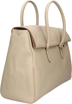 Smaak Barbra XL - Dames - Handtassen - Beige - ONE Size - Leer - Tassen