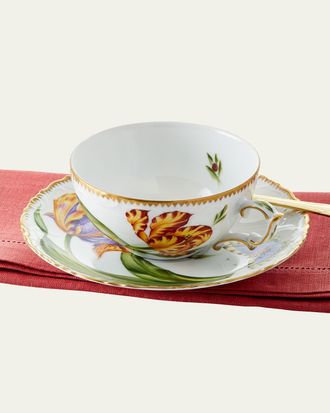 Anna Weatherley Old Master Tulips Teacup & Saucer