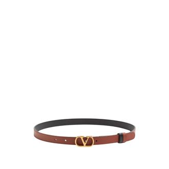 Valentino Accessoires, Dames, Zwart, 95 CM, Leer, VLogo Signature Omkeerbare Riem