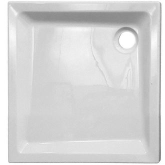 NEMO Spring Horus douchebak 90x80x4.5cm afvoer D90 zonder potenstel acryl wit