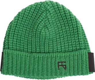 Raf Simons Logo knitted beanie