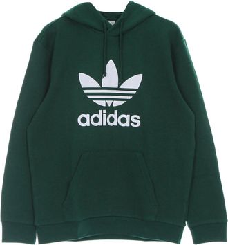 adidas Hoodie met kangoeroezak - Heren - Hoodies - Groen - S - Katoen - Hoodies & sweatvesten