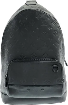 Louis Vuitton Black Leather Shoulder Bag (Pre-Owned)