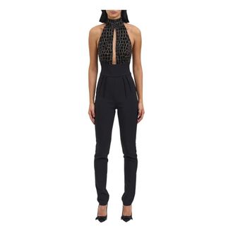 Elisabetta Franchi Dames, Jumpsuits & Playsuits, Zwart, Maat: XL