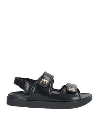 【関税・送料込み】GIVENCHY SANDALS BLACK LEATHER SANDALS Givenchy Black Jaw Sport Sandals 39.5 | Jadore Couture