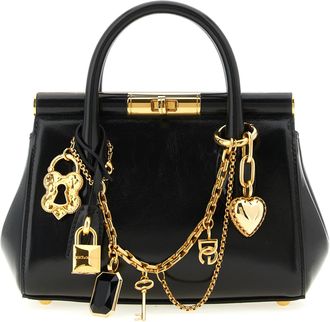 Dolce & Gabbana Black Calfskin Womens Handbag