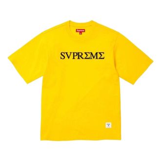 SUPREME SS26 Greek S/S T-shirt Yellow SUP-SS26-290-YLW